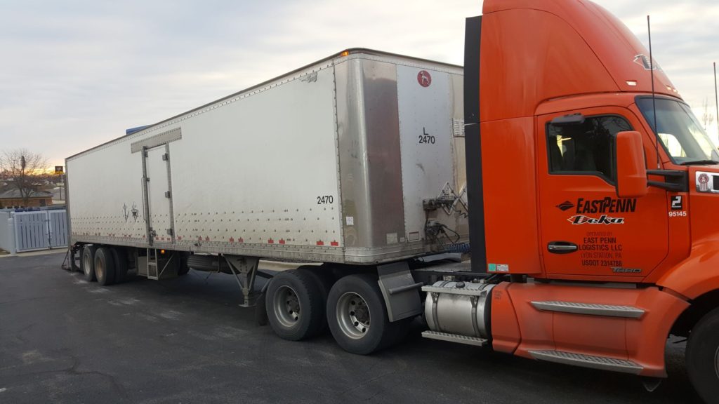 Placard Display On Semi Trailer Truck Daniels Training Services