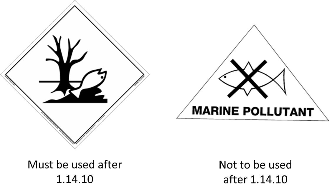 NMC DL77P100 Marine Pollutant Placard 