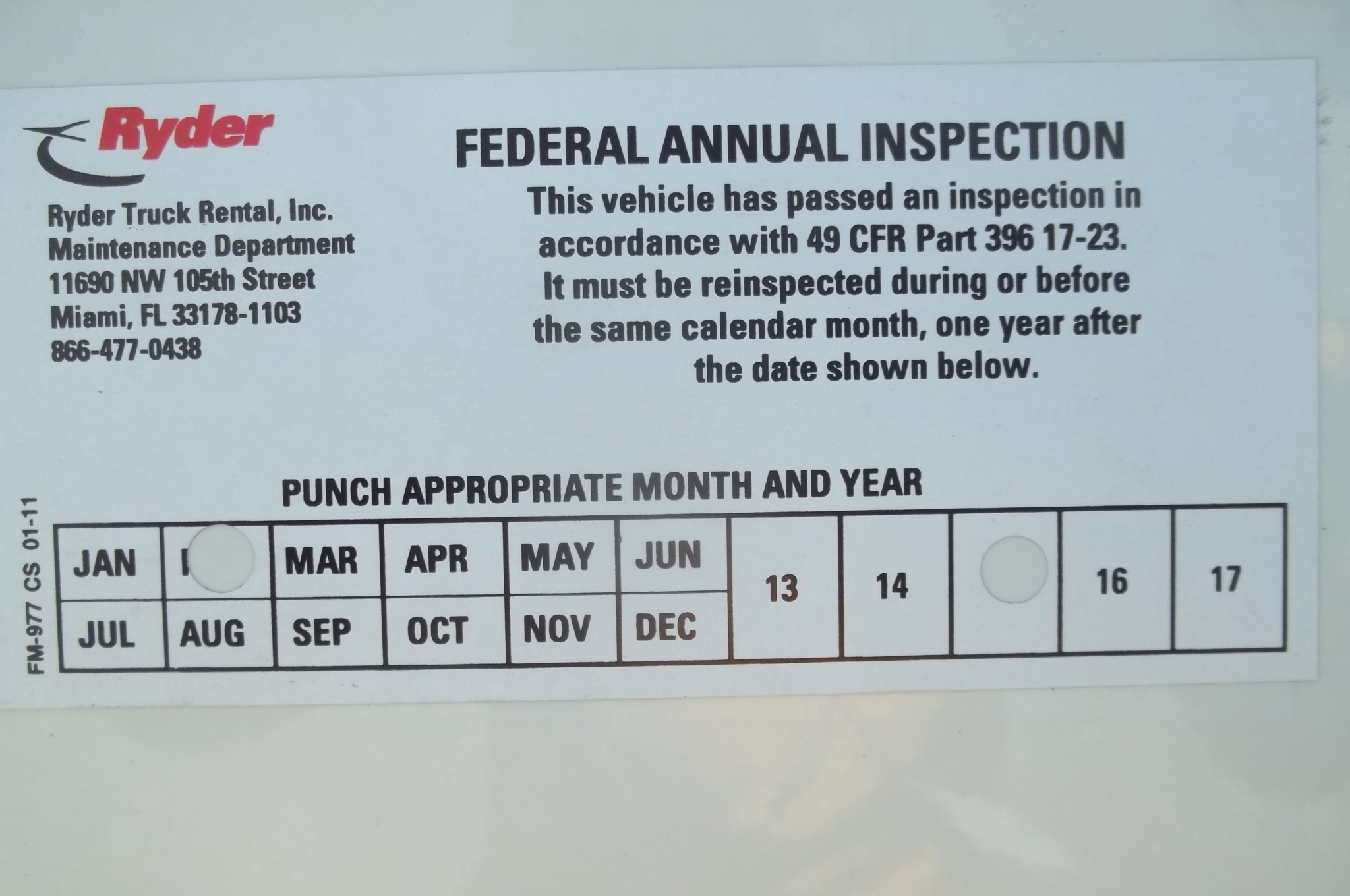 Inspection Requirements For Commercial Motor Vehicles - Daniels ...