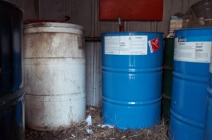Containers of Flammable Liquid