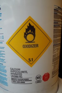 Division 5.1 Oxidizer HazMat label