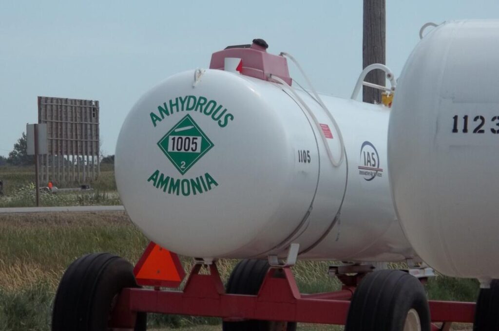 Transportation of Anhydrous Ammonia by Highway in a Nurse Tank