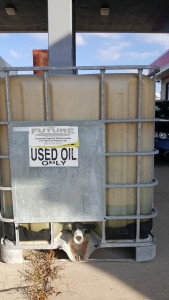 Used oil in IBC