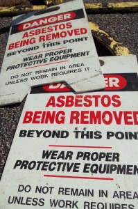 Asbestos Removal Sign