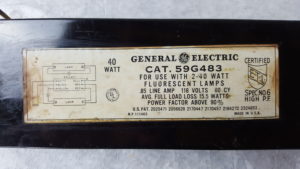 Light ballast may contain PCBs