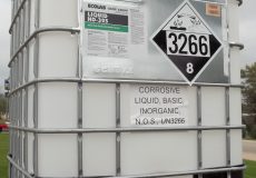 Q&A: Am I required to display the HazMat’s identification number on the vehicle if its displayed on an IBC in the same manner as a non-bulk packaging?