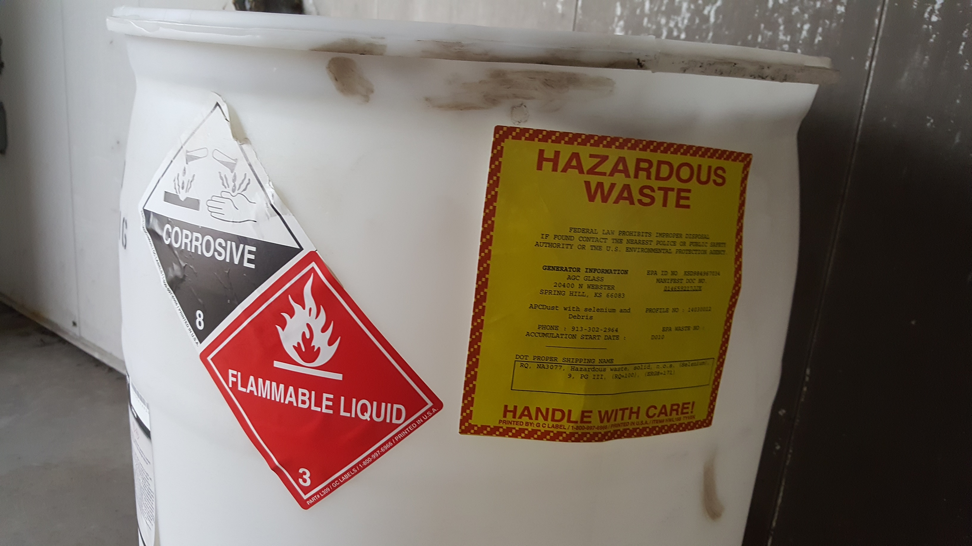 Marking and Labeling of Hazardous Waste Accumulation Units Under the Generator Improvements Rule