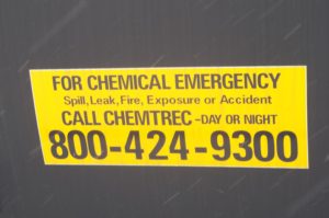 Contact information for CHEMTREC