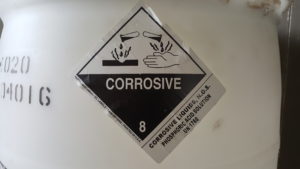 Class 8 HazMat Label