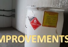 The Requirements of 40 CFR 262.255 Required Aisle Space for Preparedness, Prevention, and Emergency Procedures at Large Quantity Generator of Hazardous Waste