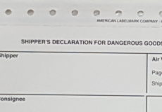 When the Shipper’s Declaration for Dangerous Goods is not required