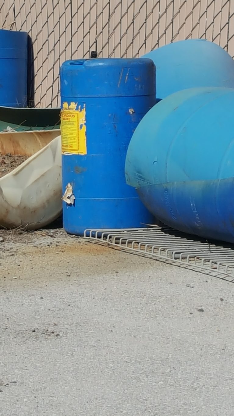 Large Quantity Generator of Hazardous Waste Facility Closure Daniels