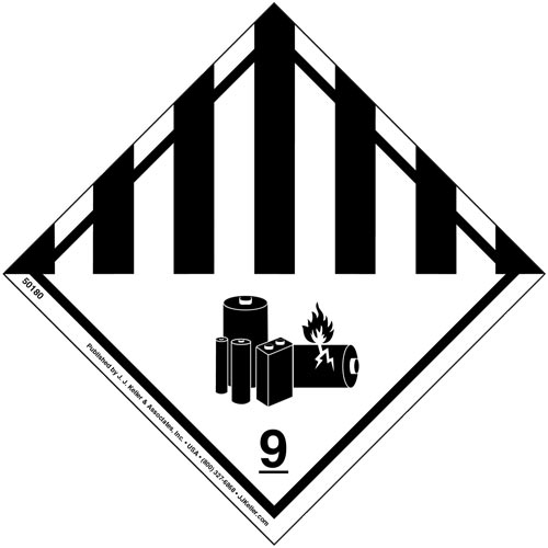 Q A What Is The Required Size Of The New Class 9 Lithium Battery Label