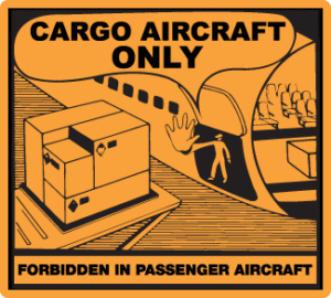 Cargo Aircraft Only label as of 01.01.13
