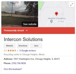Google Page for Intercon Solutions