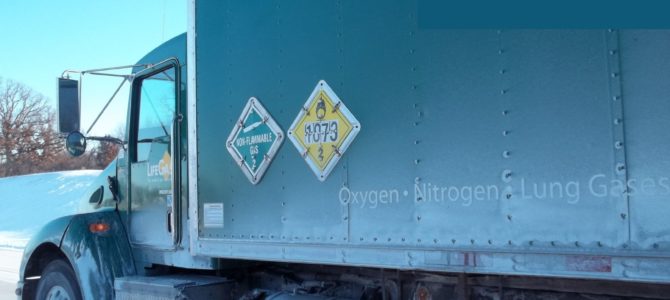 Q&A: Why does my truck display placards for Division 2.2 Non-Flammable Gas and not Oxygen?