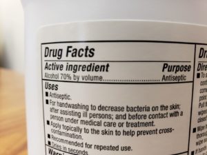 Hand Sanitizer Drug Facts