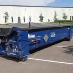 Tarped roll-on/roll-off container