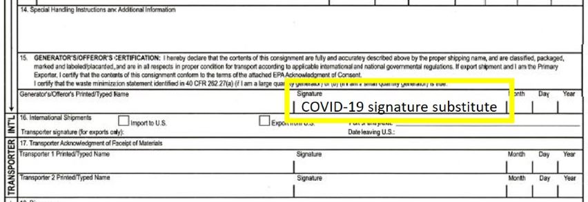 COVID-19 Signature Substitute