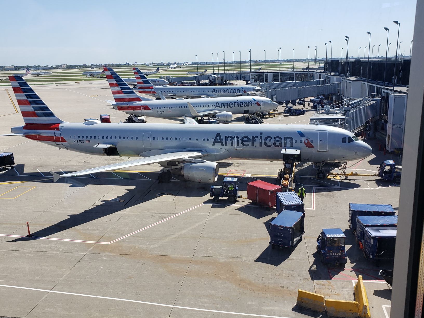 American Airlines Jets at Airport - Daniels Training Services