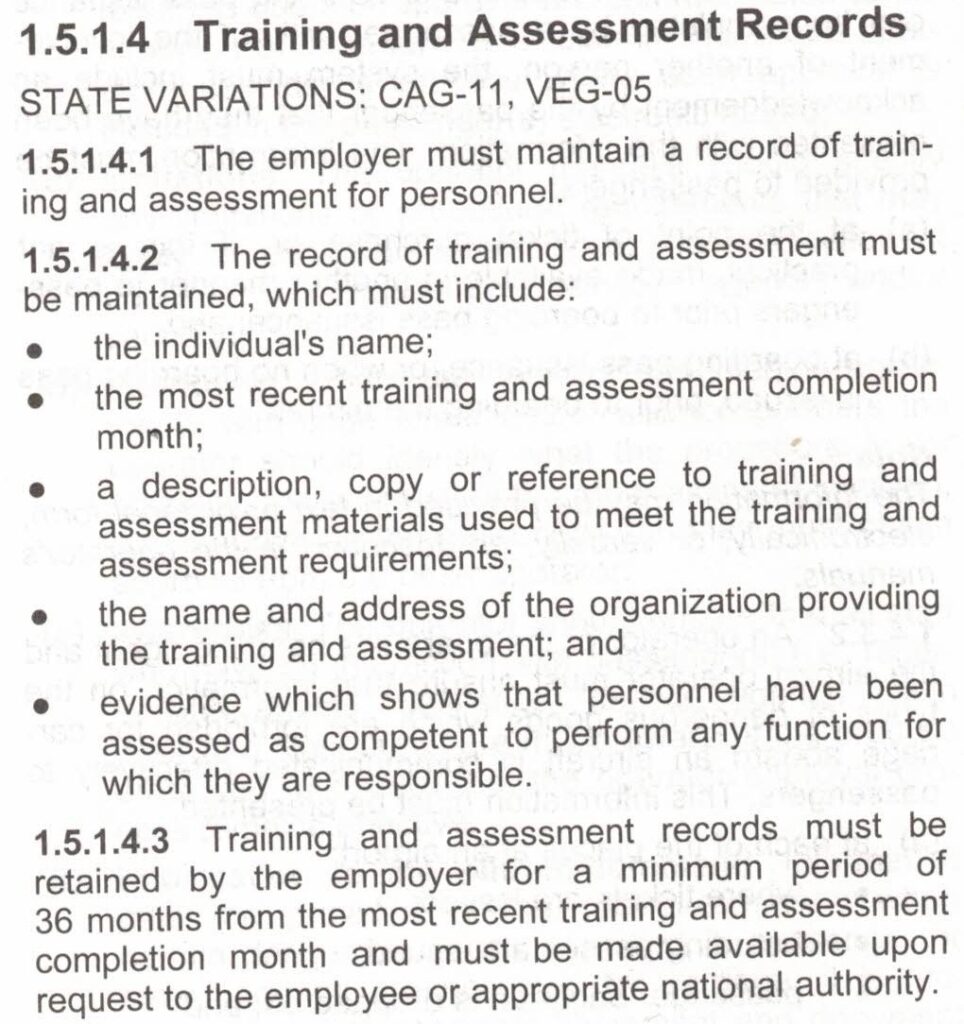 Q&A What are the requirements for the IATA training certificate