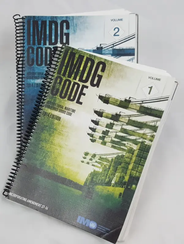 IMDG Code for transport of dangerous good by vessel